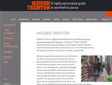 Tablet Screenshot of hiddentrenton.com